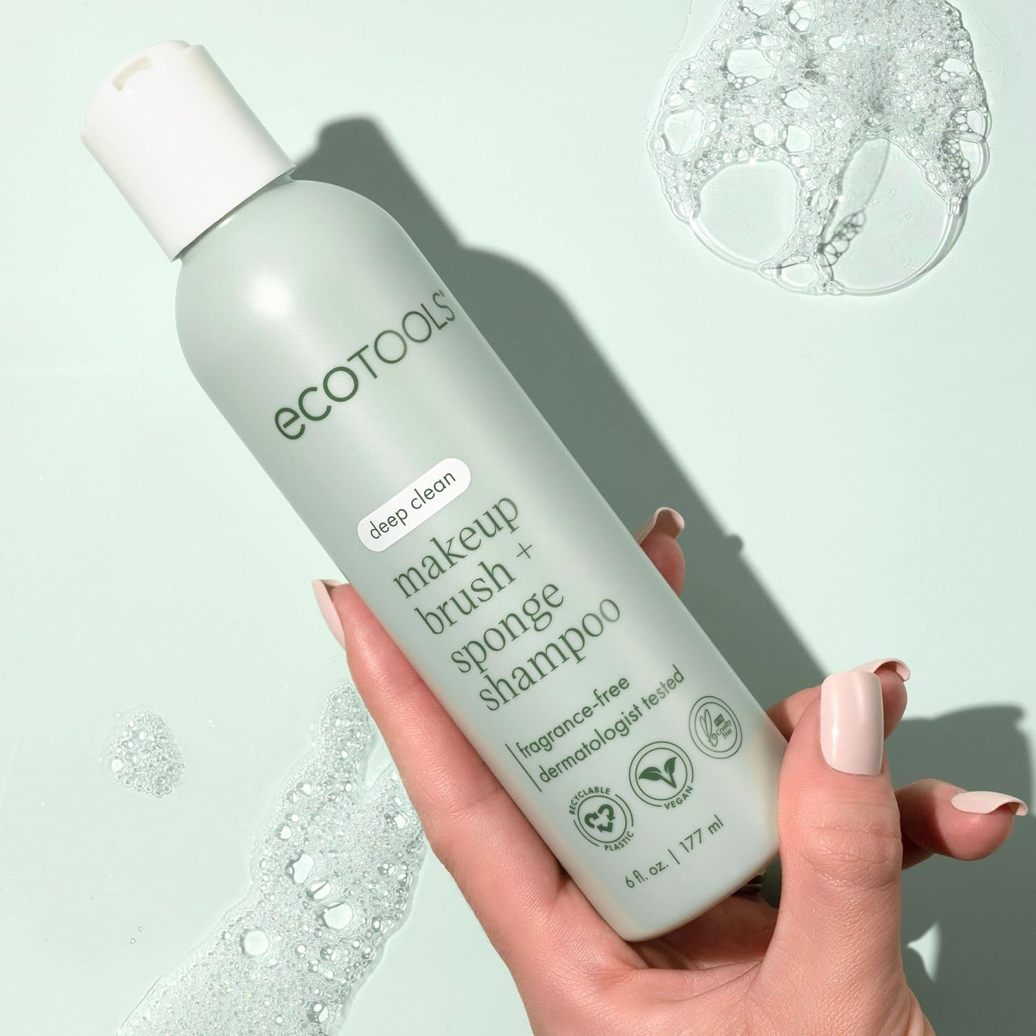 Ecotools Makeup Brush Cleaner Cleansing Shampoo, 6 oz - Image 9
