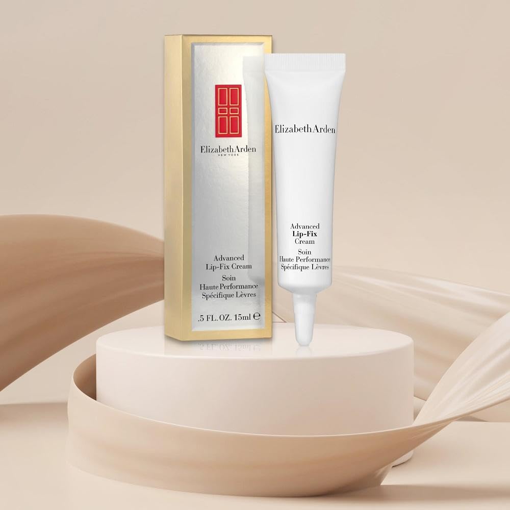 Elizabeth Arden Advanced Lip Fix Cream, Moisturizing Treatment, Minimizes Lipstick Bleeding and Feathering, Helps Soften the Appearance of Vertical Dry Lines, Fragrance-Free, 0.5 fl oz - Image 3
