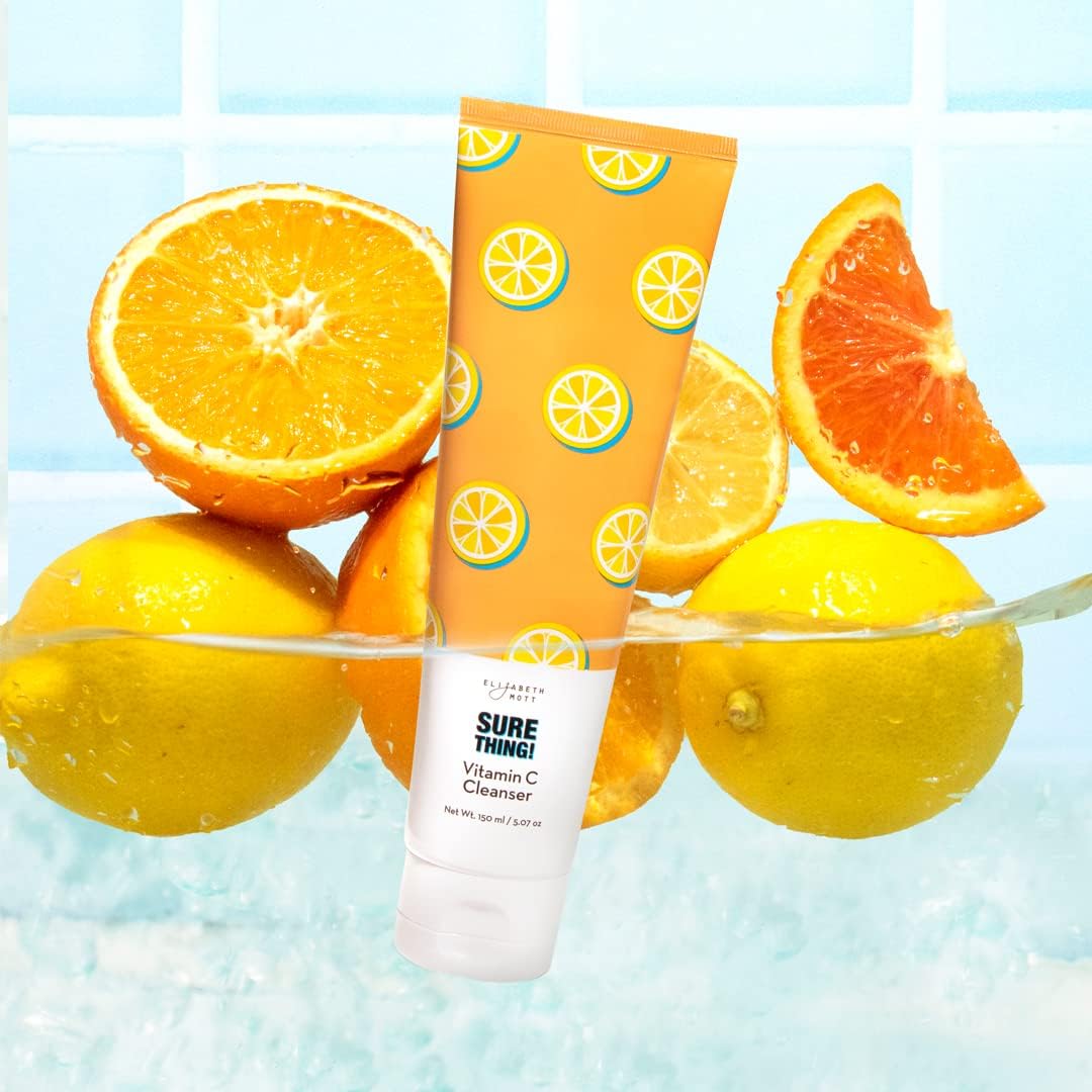 Elizabeth Mott Sure Thing Vitamin C Gel Foaming Facial Cleanser – Deep Cleansing, Hydrating Face Wash for All Skin Types – Removes Dirt & Makeup, Brightens, & Smooths Skin – Vegan, Cruelty-Free, 150ml - Image 5
