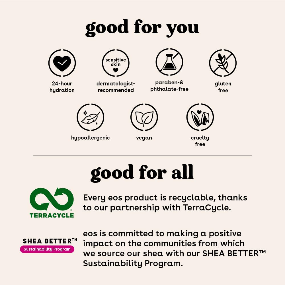 eos Shea Better Hand Cream - Coconut Hand Lotion and Skin Care | Instant Hydration + Lasting Protection | 2.5 oz - Image 5