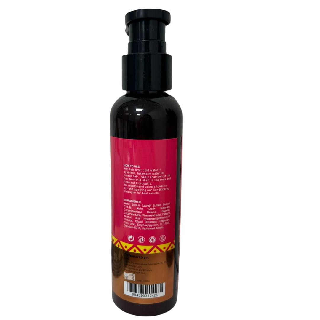 Esha Wig & Weave Revitalizing Shampoo 12 Oz for Human Synthetic Hair - Image 9
