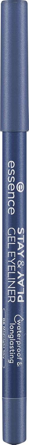 essence | Stay & Play Gel Eyeliner | Super Soft Gel-like Texture | Waterproof & Longlasting | Vegan & Cruelty Free (10 | Mystic Blue)