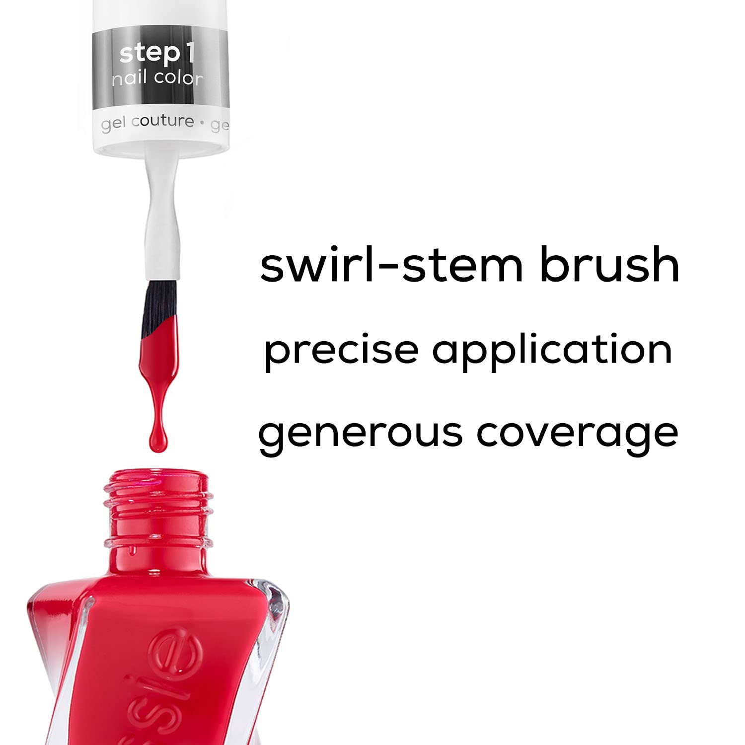 essie gel couture, Long-Lasting Nail Polish, 8-free Vegan, Fashion Freedom, Gray, Tassel Free, 0.46 fl oz - Image 6