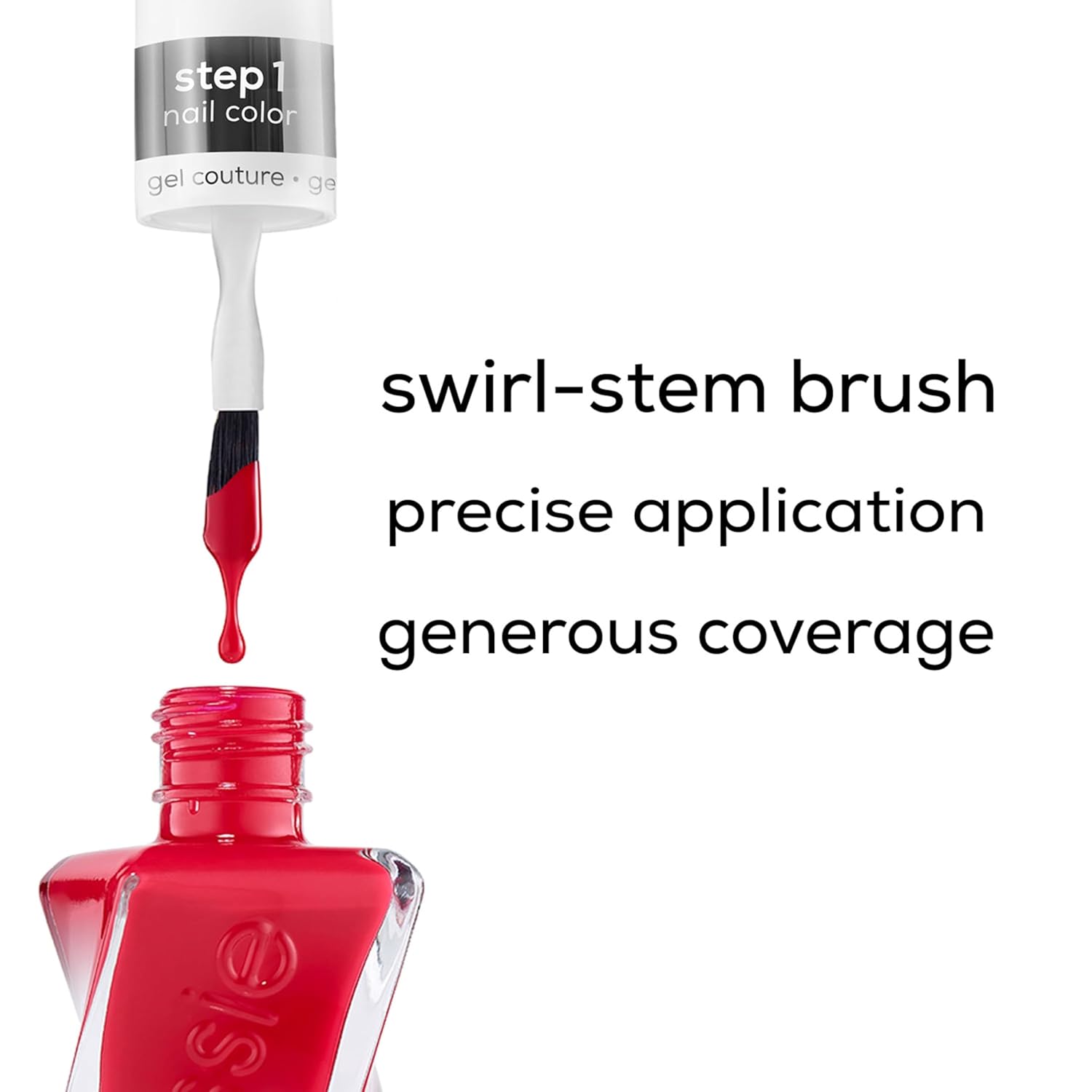 essie gel couture, Long-Lasting Nail Polish, Vegan, Be Dazzled, Blue, Statement Peace, 0.46 fl oz - Image 7