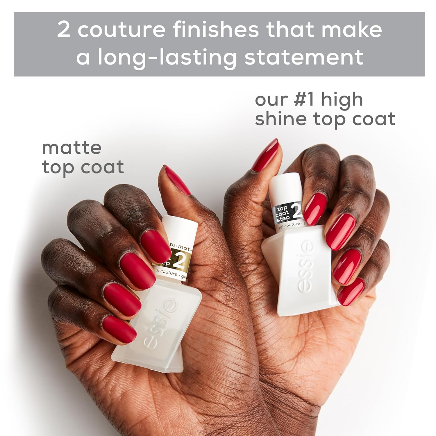 Essie Gel Couture Longwear Nail Polish Kit, Neutral Clay Nail Polish, Woven At Heart + Top Coat, Vegan, 0.46 fl oz each - Image 7