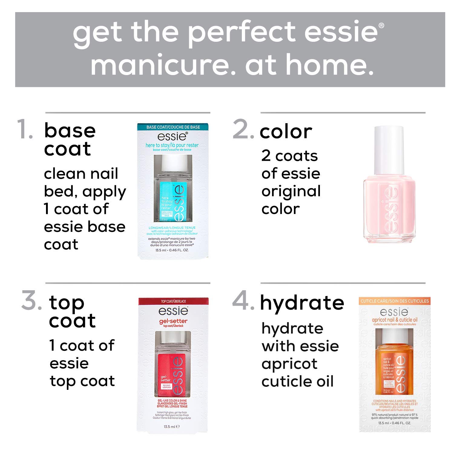 Essie Nail Polish Limited Edition Valentine's Day Collection Rose Nail Color With A Shimmer Finish fluid_ounces, Heart of Gold, 0.46 Ounce - Image 9