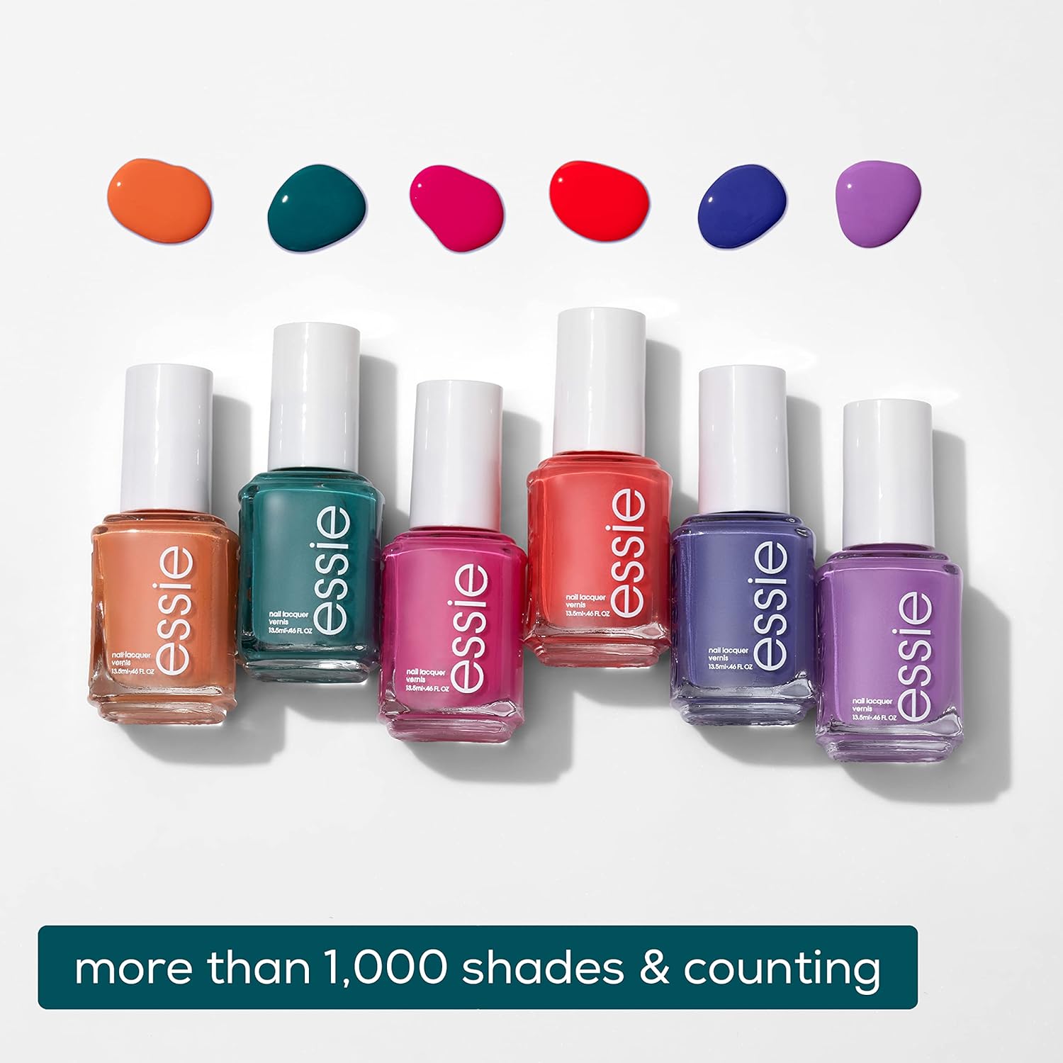 essie Nail Polish, Salon-Quality Midtone Coral Nail Polish, Vegan, Check In To Check Out, 0.46 fl oz - Image 7