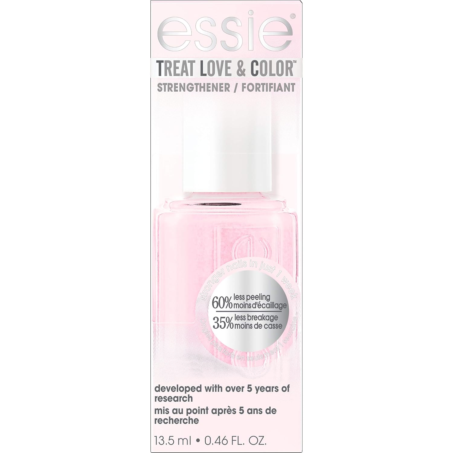 essie Treat Love & Color Nail Polish For Normal To Dry/Brittle Nails, Soul Happy, 0.46 fl. oz.