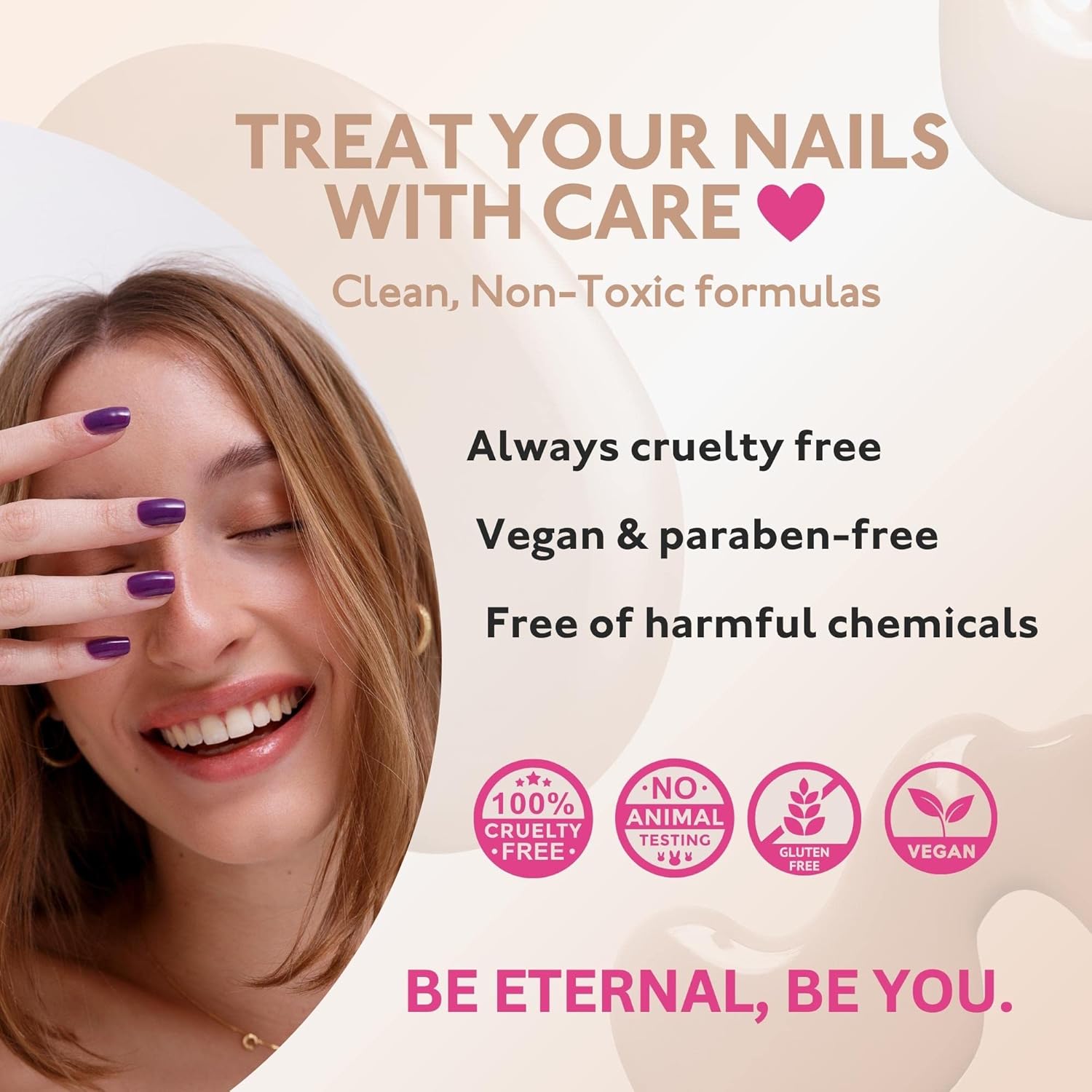 Eternal Blue Nail Polish Set for Women (OCEAN VIEW) - Green Nail Polish Set for Girls - Lasting & Quick Dry Non Toxic Nail Polish Kit for Home DIY Manicure & Pedicure - Made in USA, 13.5mL (Set of 5) - Image 7
