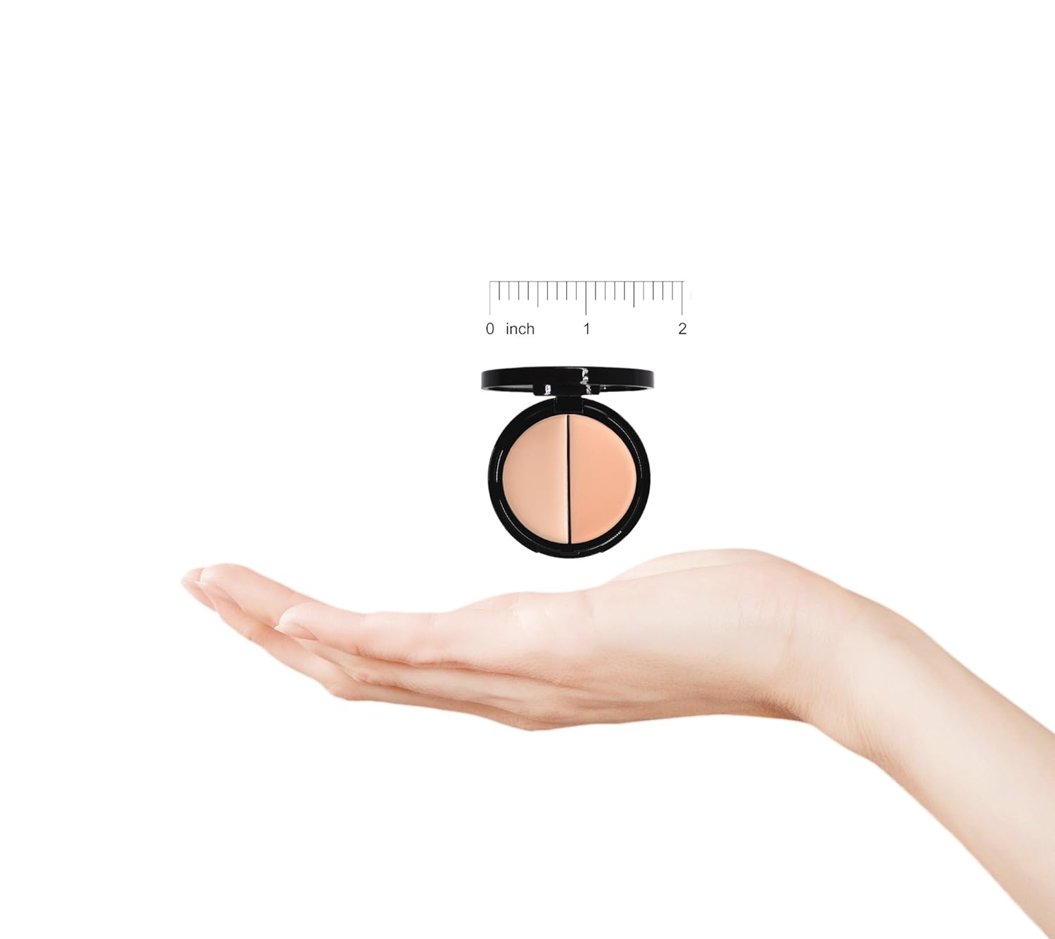EVE PEARL Dual Salmon Concealer Full Coverage Under Eye Concealer Smooth Skin Treatment Brighten Makeup Hydrate Skincare (Light) - Image 5