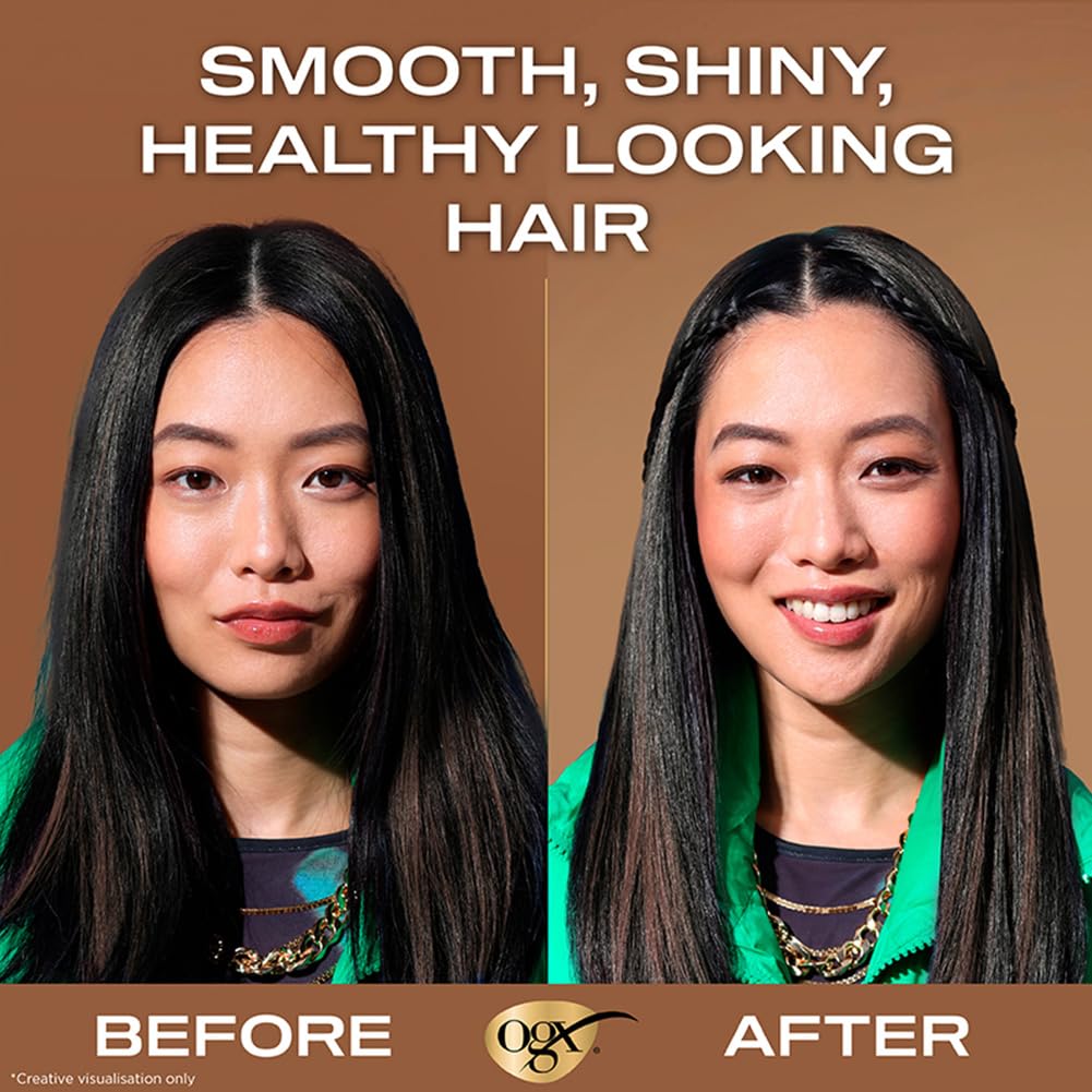 Ever Straightening + Brazilian Keratin Therapy Smoothing Shampoo with Coconut Oil, Cocoa Butter & Avocado Oil for Lustrous, Shiny Hair, Paraben-Free, Sulfate-Free Surfactants - Image 8