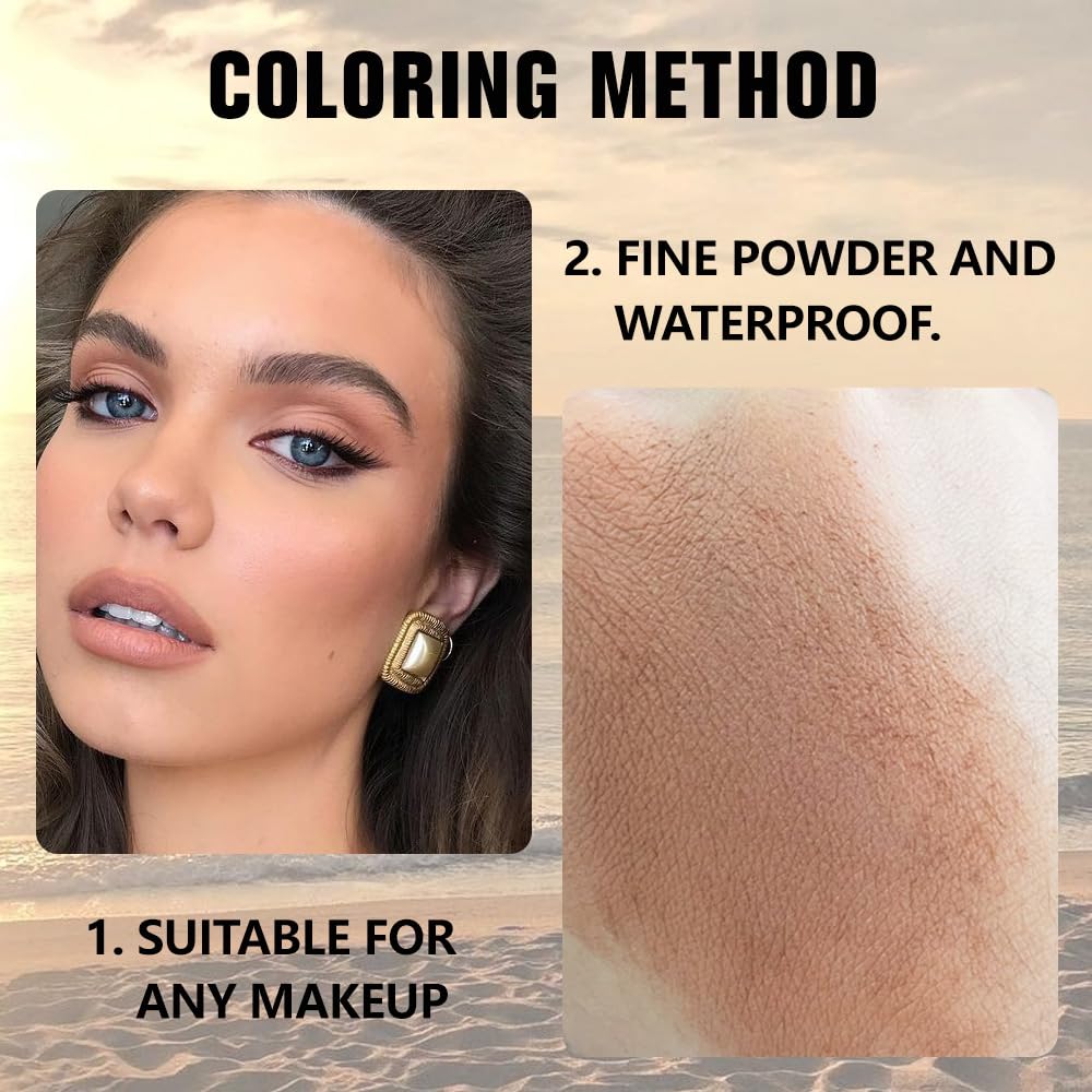 evpct Matte Brown Eyeshadow Palette Makeup for Older Women, Light Rosy Brown Cream Eye Shadow Palette Single for Older Women Matte, Monochrome Natural High Pigment Mini Eyeshadow Sombra Para Ojos - Image 4