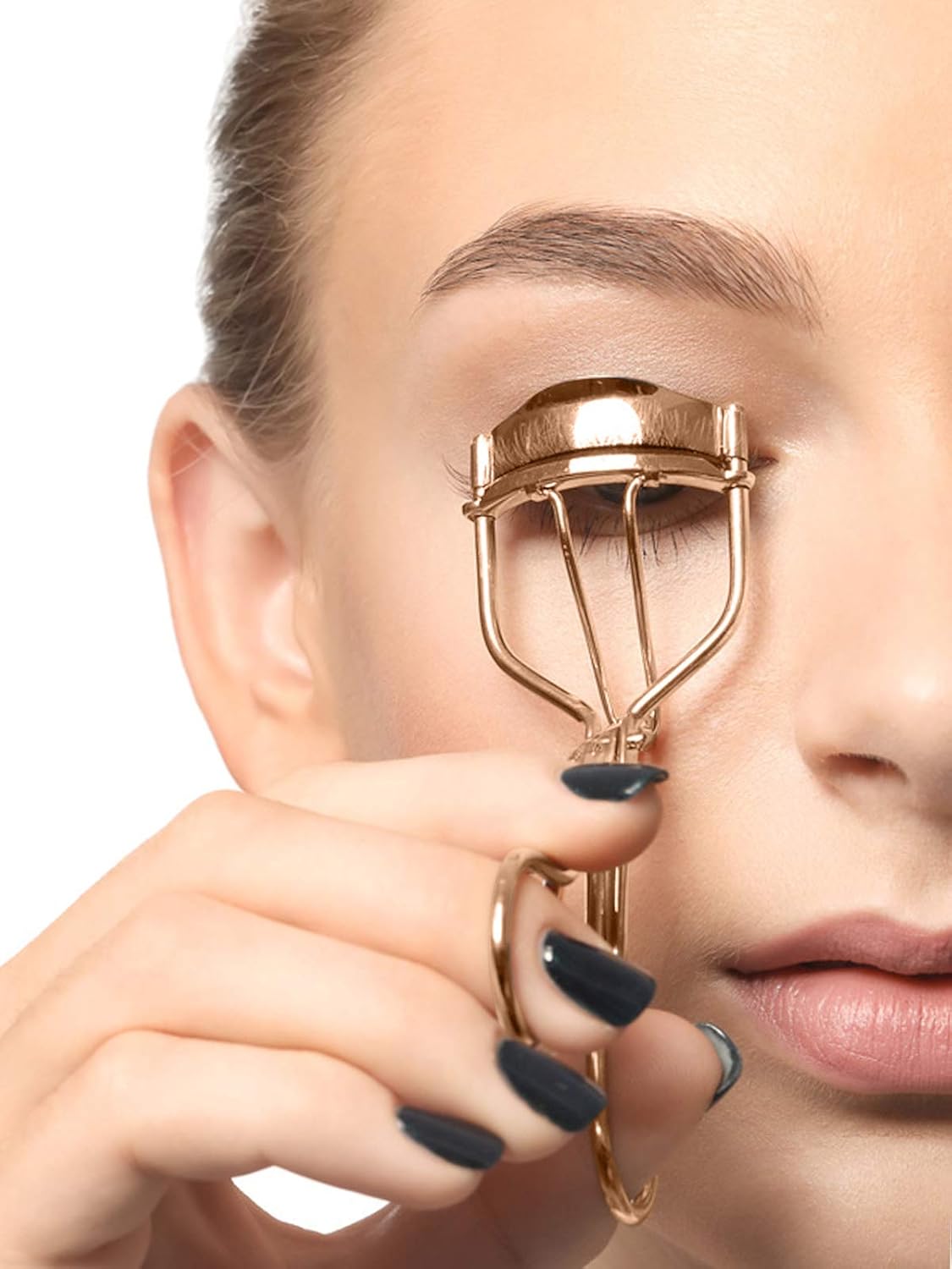 Eyelash Curler Kit Metal Lash Curlers with Mascara Applicator Eyelashes Separator Comb & 6 Replacement Refill Pads (Rose Gold) - Image 6