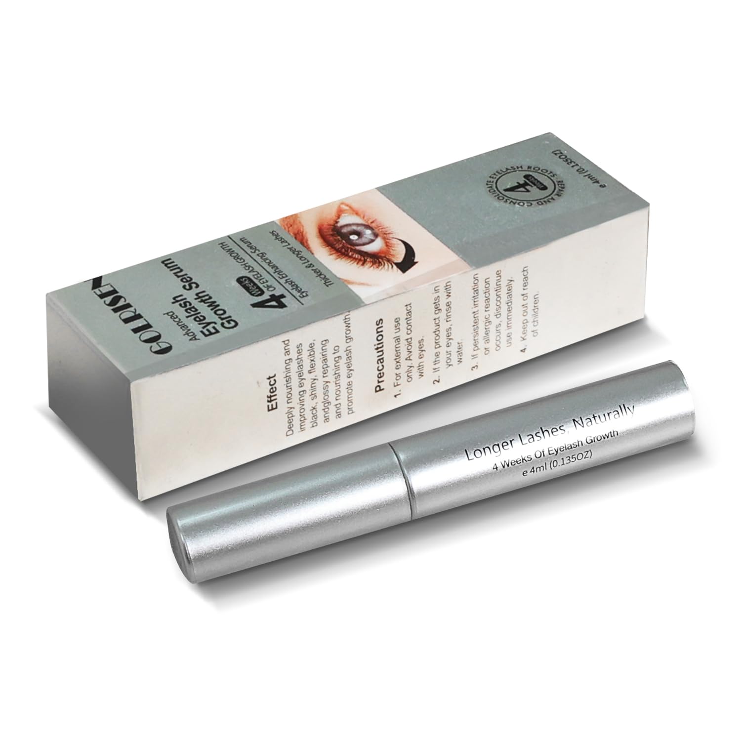 Eyelash Growth Serum, Advanced Lash Serum For Eyelash Growth with Myristoyl Pentapeptide-4 Lash Enhancing Serums For Thicker, Longer Lashes (4ml) - Image 8