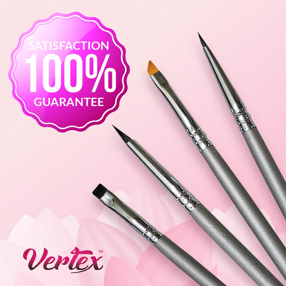 Eyeliner Brush Fine Angled Set - For Liquid Gel Liner Applicator Bent Stencils Thin Pencil Pen Real Small Sharpener Angle Wing Tips Firm Makeup Brushes Black Stamp Winged Kit Flat Waterproof Cat Eye - Image 8