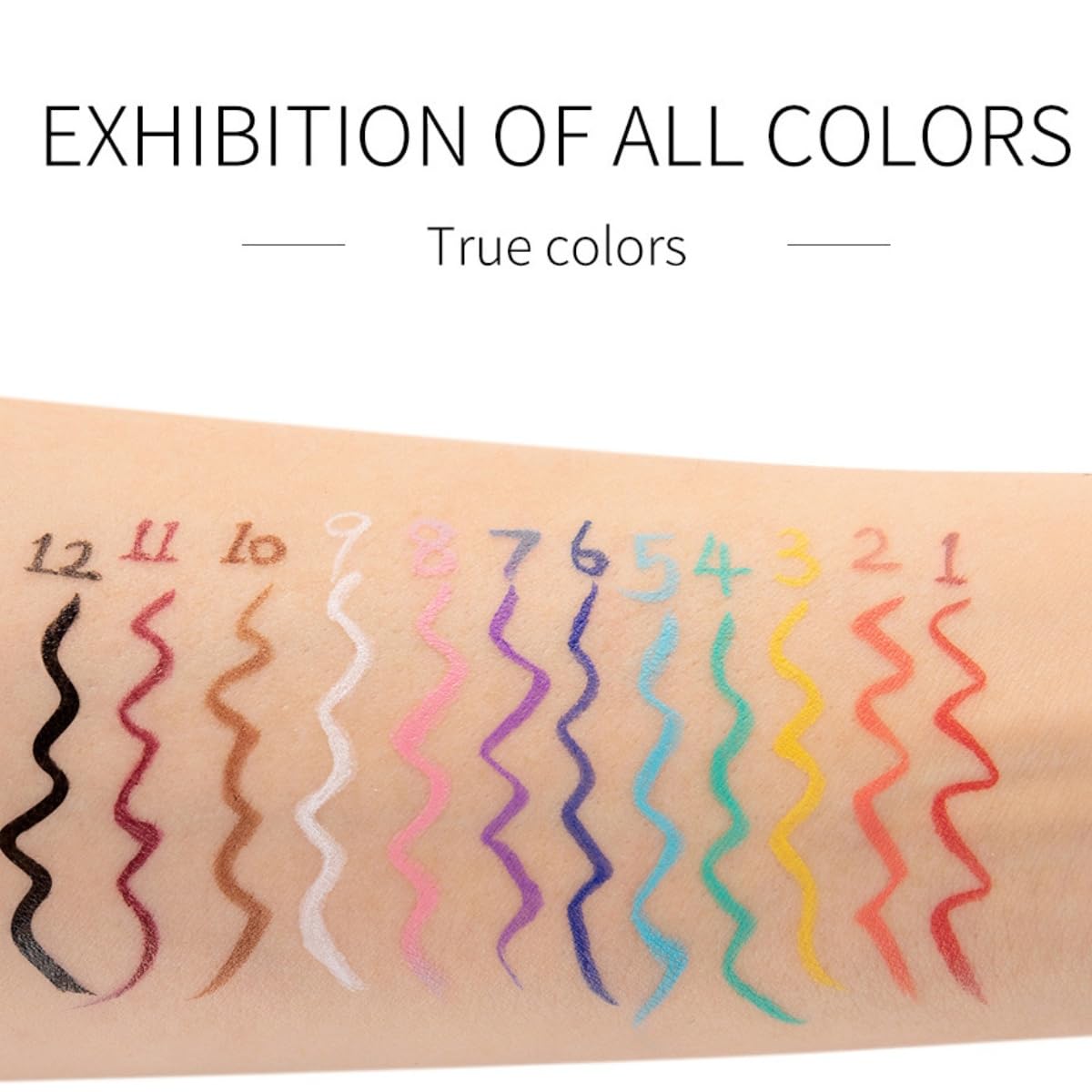 eyeliner pencil waterproof ink liner liquid pigmented smudge proof eye liner pen Black - Image 4