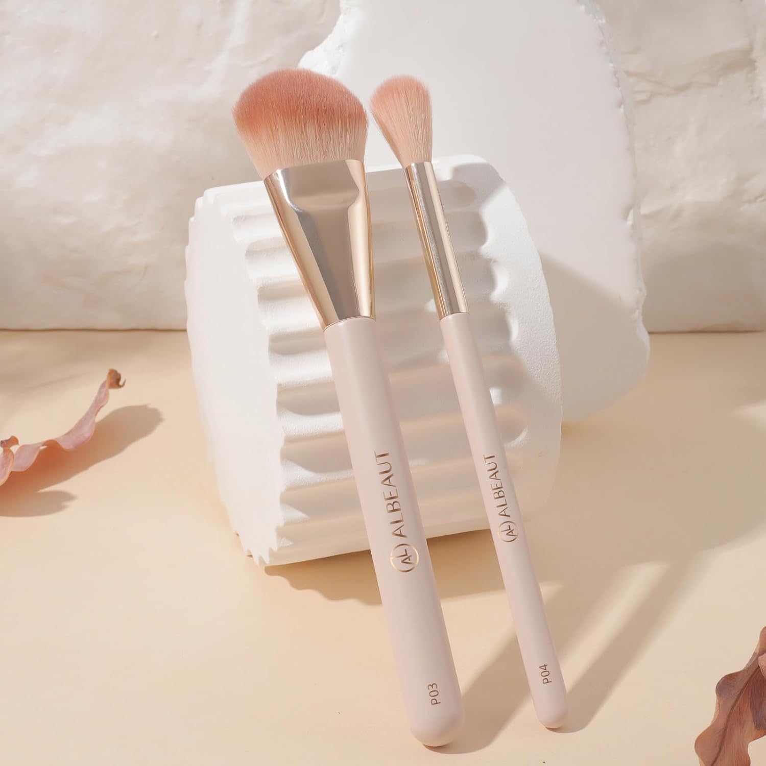 Face Brush for Blush, Bronzer, and Contour Highlighter Makeup Brush Set for Flawless Face Makeup Application - Vegan & Cruelty-Free (Face Brush + Blender) - Image 9