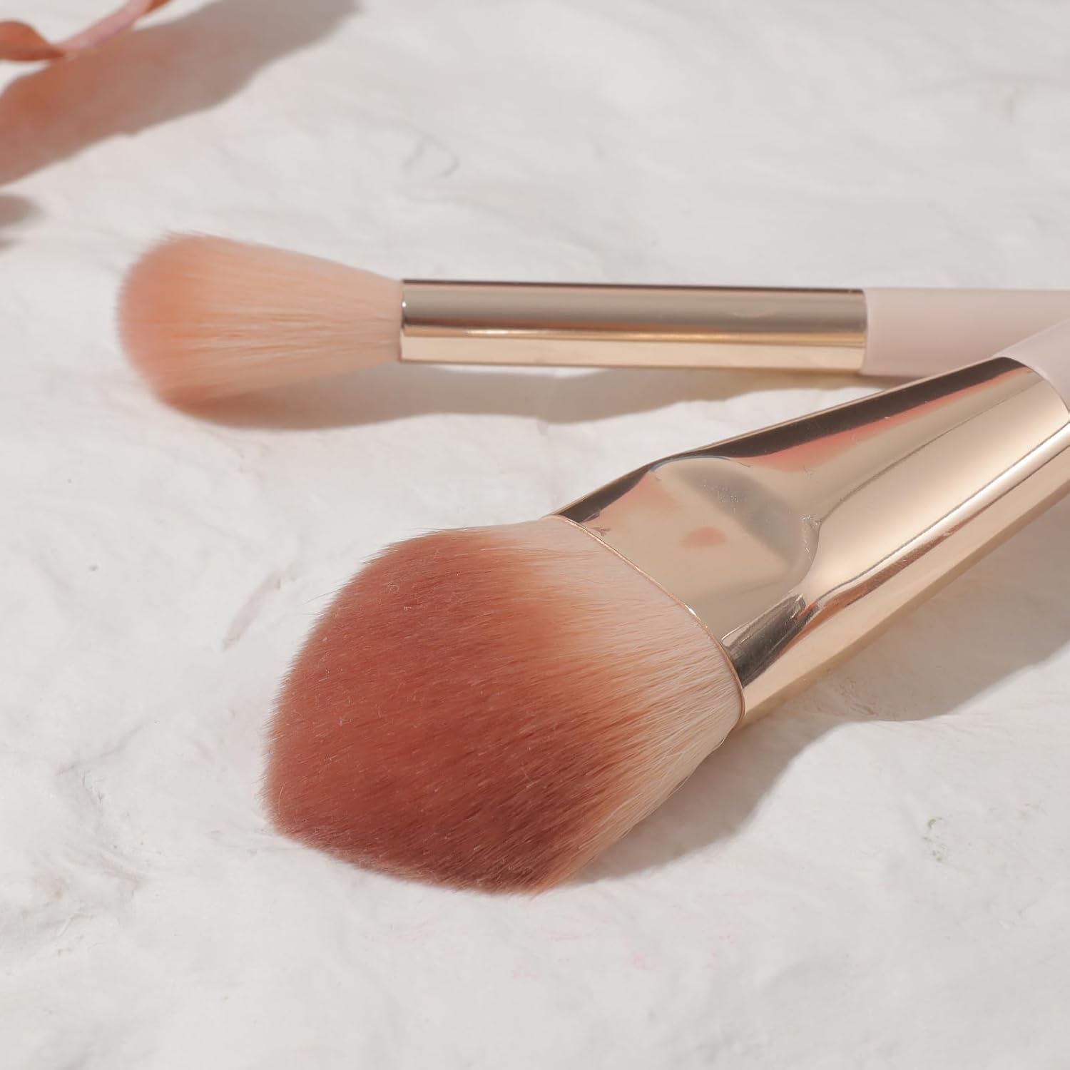 Face Brush for Blush, Bronzer, and Contour Highlighter Makeup Brush Set for Flawless Face Makeup Application - Vegan & Cruelty-Free (Face Brush + Blender) - Image 8