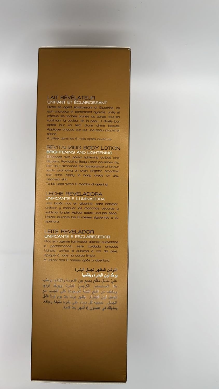 FAIR & WHITE 2: Gold Revitalizing Body Lotion | 500ml / 17.6fl.oz | with Argan Oil, Vitamin E and Shea Butter - Image 2