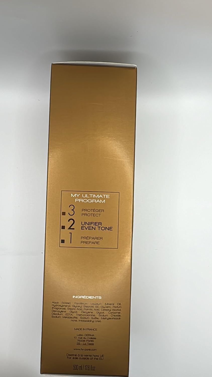 FAIR & WHITE 2: Gold Revitalizing Body Lotion | 500ml / 17.6fl.oz | with Argan Oil, Vitamin E and Shea Butter - Image 5