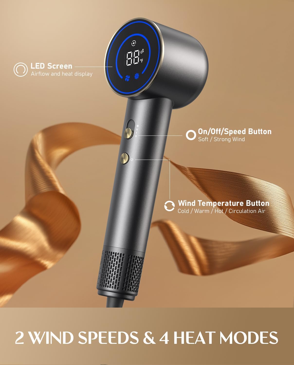 FanttikSolo Aura H10 APEX Hair Dryer & FanttikSolo H101 Hair Dryer Diffuser - Image 4