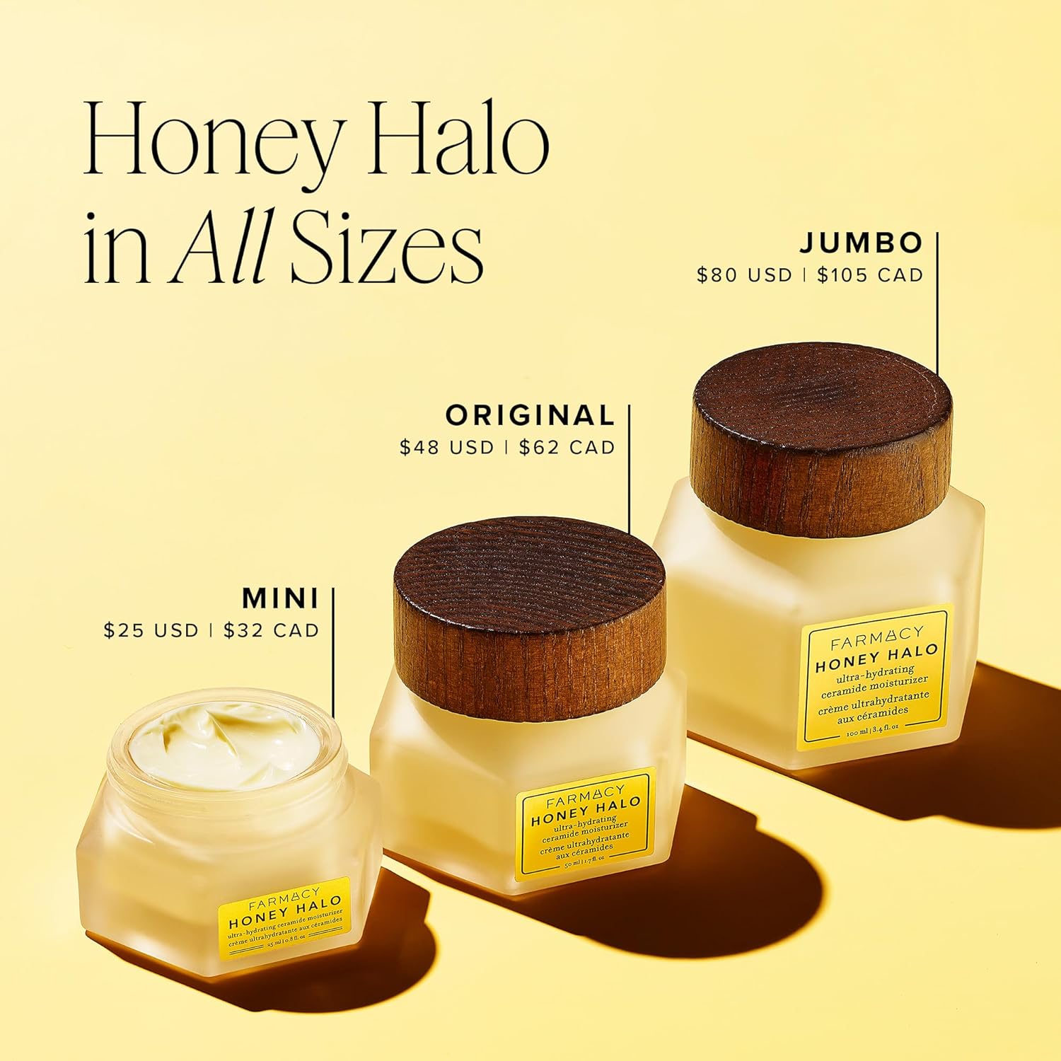 Farmacy Honey Halo Hydrating Face Moisturizer with Ceramides for Dry Skin 100ml - Image 10