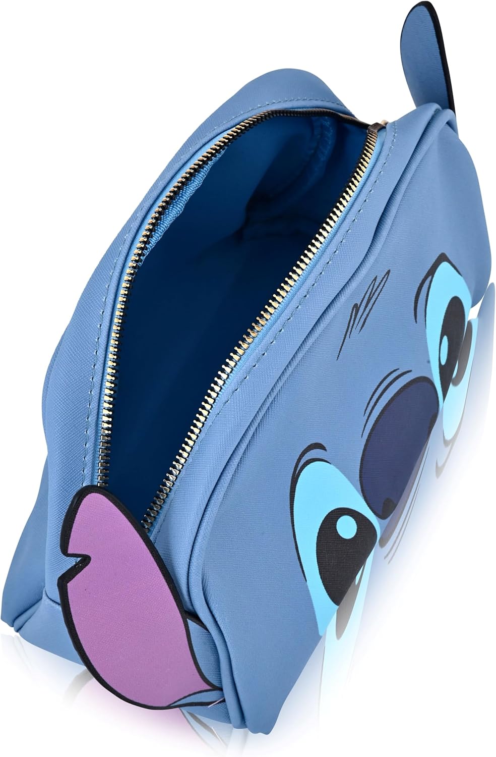 Fast Forward Disney Stitch Makeup Bag for Women | Lilo and Stitch PU Leather Travel Toiletry Bag for Women | Make Up Travel Bag Cosmetic Bag Makeup Pouch - Image 5