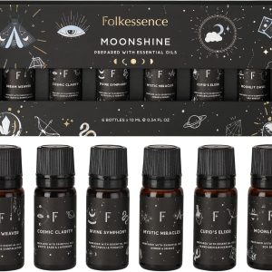 Folkulture Essential Oils for Diffuser Oil | Set of 6 Fragrance Oils for Diffusers | Palo Santo & Lavender Essential Oil | Diffuser Oils Scents for Home | Diffuser Essential Oils for Diffusers
