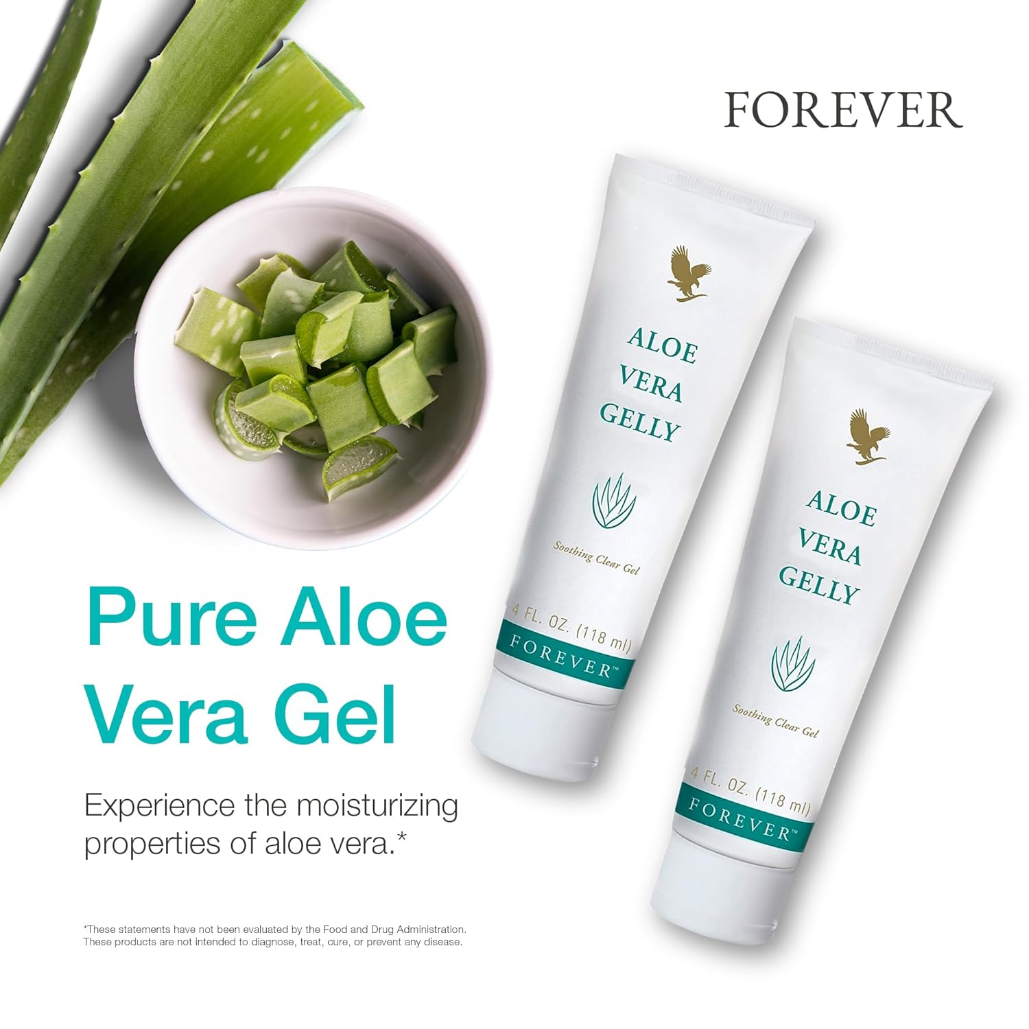 Forever Living - Aloe Vera Gelly - Pure Aloe Gel to Sooth, Moisturize and Condition - Vegan and Gluten-Free - 4 fl oz (Pack of 2) - Image 4