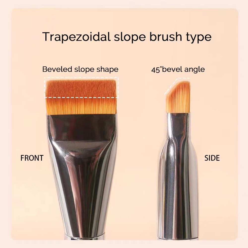 Foundation Brush for Liquid Makeup,Concealer Brush,Cosmetic Brush,Kabuki Brush, Premium Soft Bristles,Doesn't Soak Up Powder For Creams,Facial Mask,Liquids,Mask Cosmetic Makeup Tool - Image 2