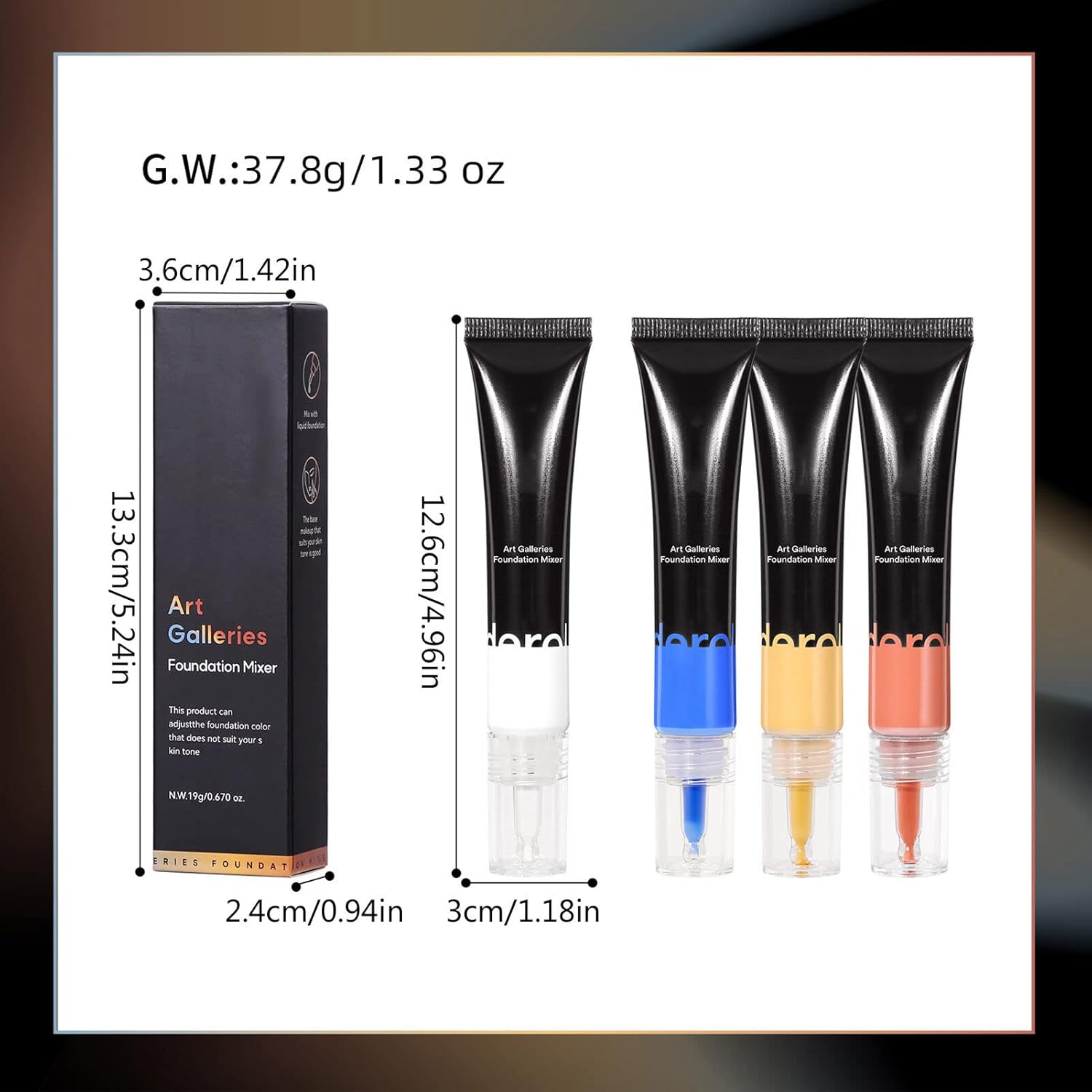 Foundation Mixing Pigment Blue Improves Uneven Skin Tone Pigment Blends Easily With Foundation Color Corrector Warm To Cold Smooth And Light Texture Foundation Shade Adjuster Natural Finish - Image 7