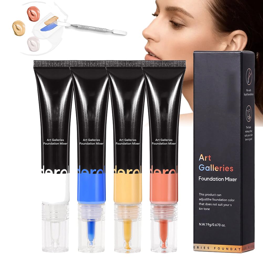 Foundation Mixing Pigment Blue Improves Uneven Skin Tone Pigment Blends Easily With Foundation Color Corrector Warm To Cold Smooth And Light Texture Foundation Shade Adjuster Natural Finish