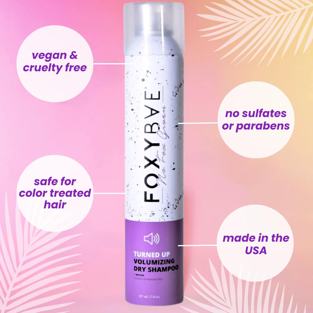 FoxyBae Turned Up Dry Shampoo - 7 Fl Oz + 12-in-1 Magic Dry Hair Mask - Hydrating Leave in Conditioner Spray - 8 Oz - Image 6