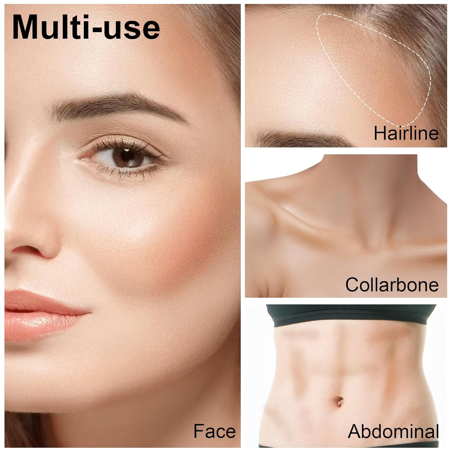 FV Cool Toned Contour Stick, Blendable & Smooth, Natural Finish, Waterproof & Long Lasting Face Shaping Makeup for Beginners, For Fair/Light Skin Tones, Cruelty-free, 01 Amber - Image 4
