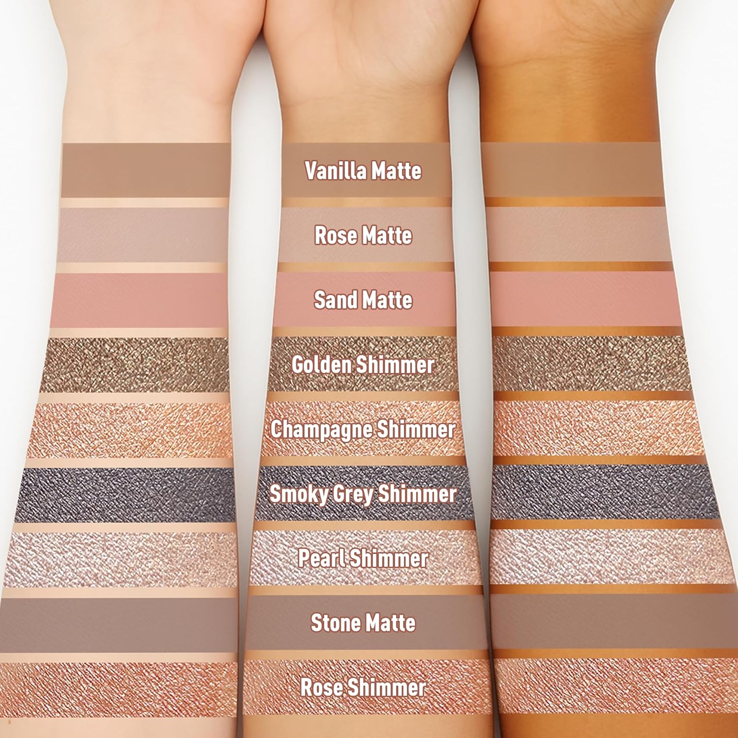 FV Long Lasting Cream Eyeshadow Stick, Waterproof & High Pigmented Eye Shadow Sticks Duo with Blending Sponge, Crease-Proof & Natural Finish Eyeshadow Pencil, Vanilla Matte - Image 4