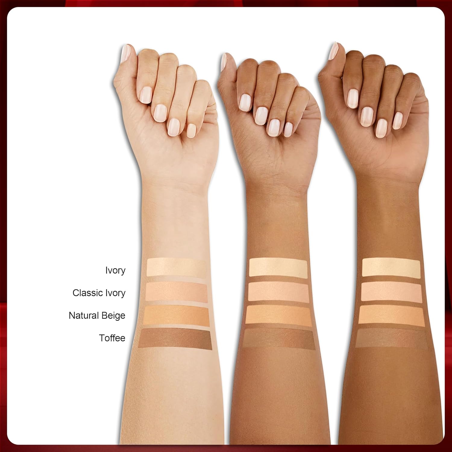 FV Waterproof Foundation, Medium Coverage, Oil-free & Long Lasting, Lightweight, Matte Foundation for Oily/Normal Skin, Transfer Proof Liquid Foundation Makeup, 30g, Toffee - Image 7