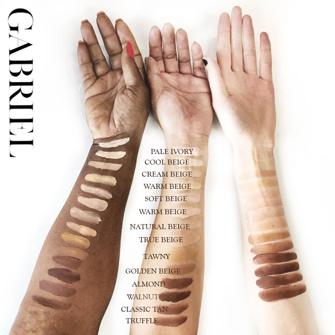 Gabriel Cosmetics Liquid Foundation, Organic Formula- 1 fl oz. (Natural Beige, 1.0) - Image 2