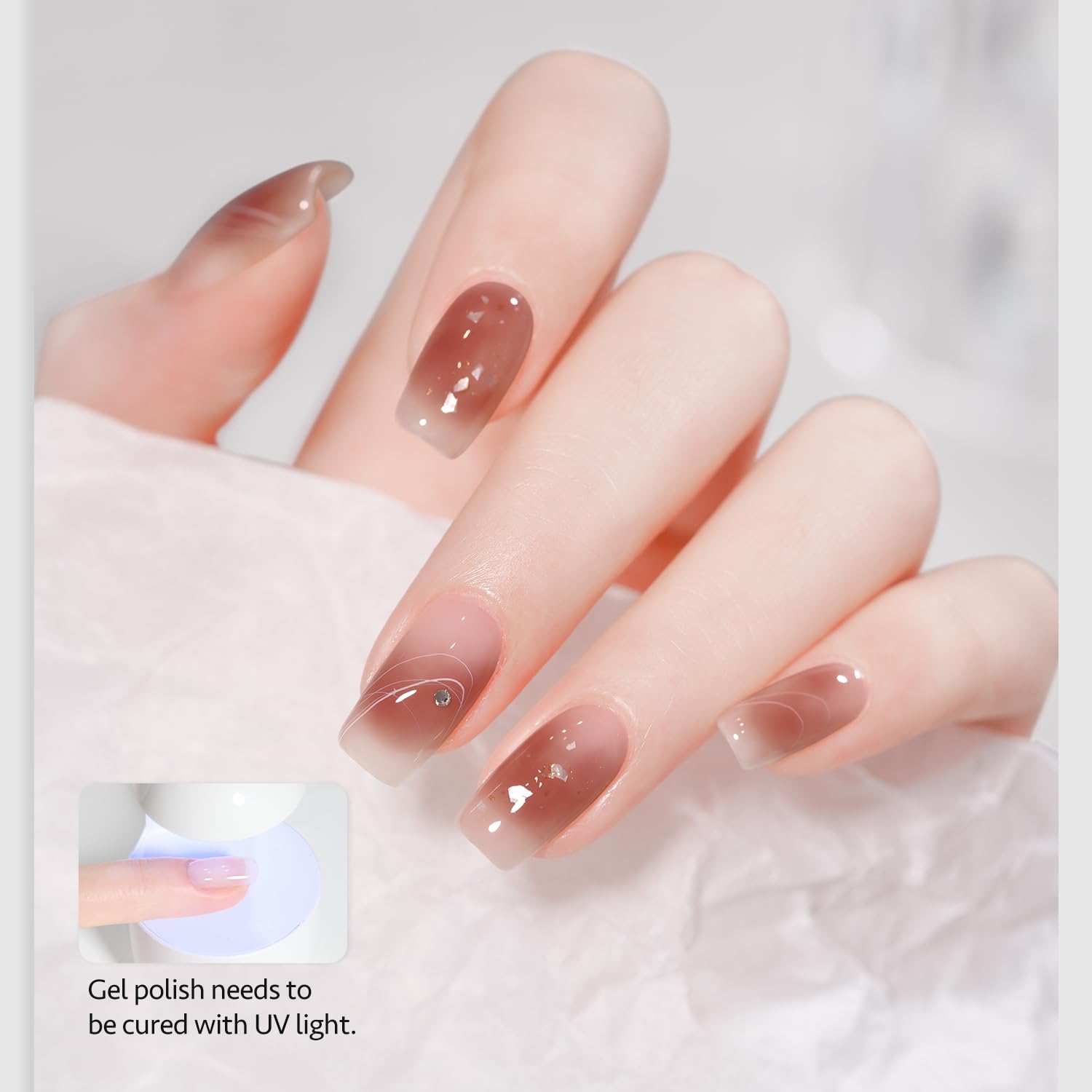 GAOY Nail Blooming Gel, 16ml Clear Blooming Gel Polish, Spreading Effects Soak Off UV Light Cure for Nail Art DIY - Image 3