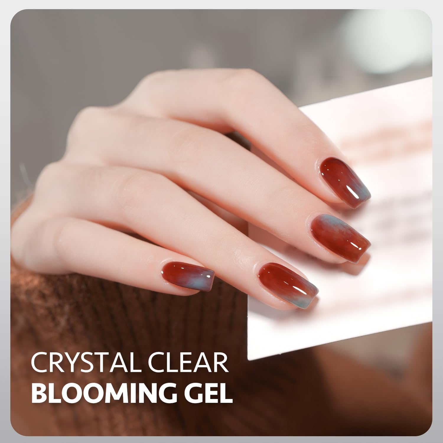 GAOY Nail Blooming Gel, 16ml Clear Blooming Gel Polish, Spreading Effects Soak Off UV Light Cure for Nail Art DIY - Image 4