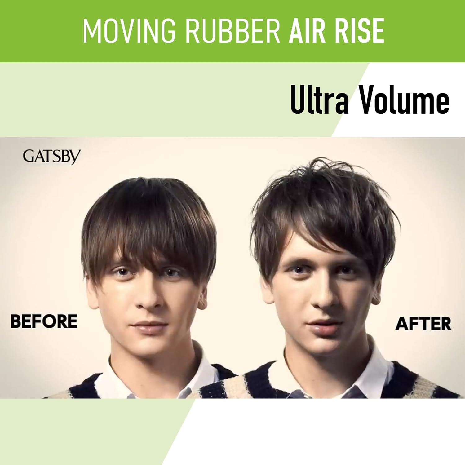 GATSBY Moving Rubber Air Rise Hair Wax, English Version, 80g/2.8oz - Image 4