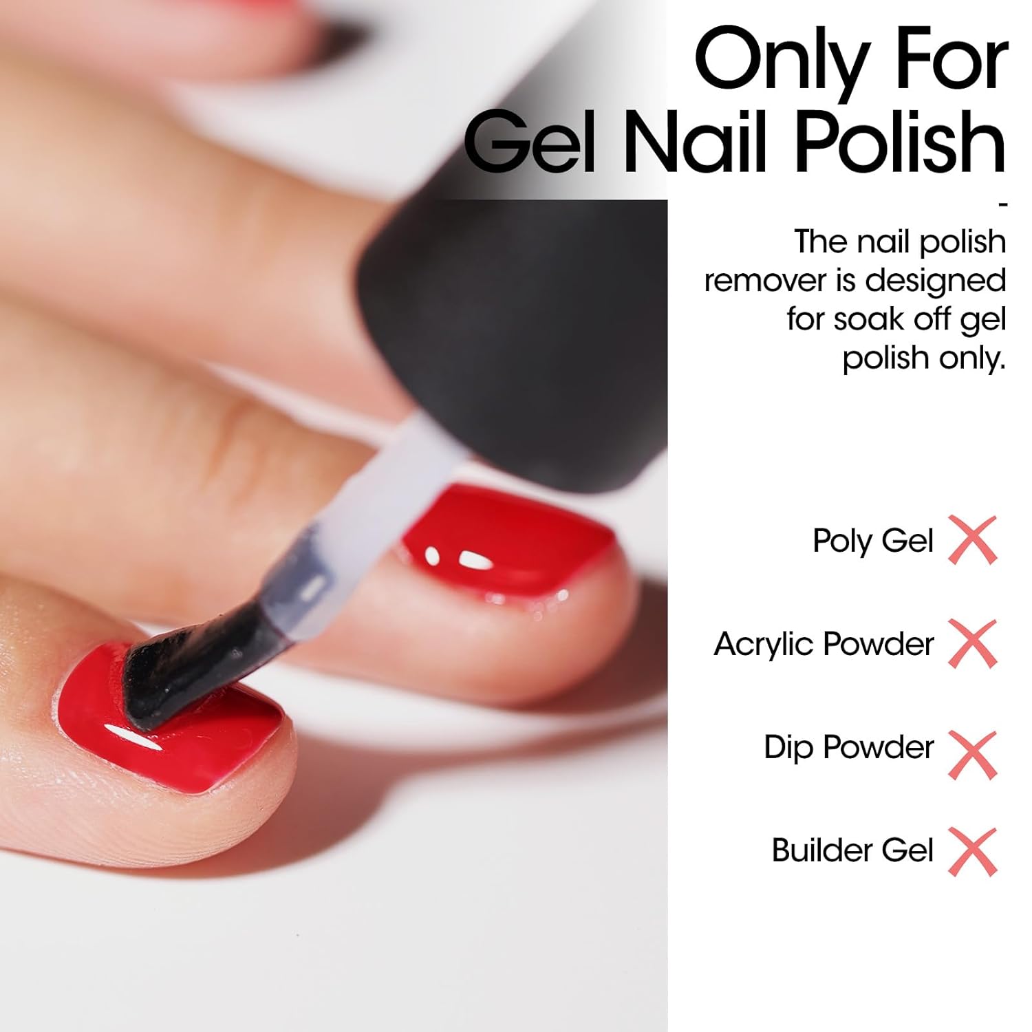 Gellen 2Pcs Quick Gel Nail Polish Remover Kit 15ml - Includes Cuticle Pusher and Oil - Image 5