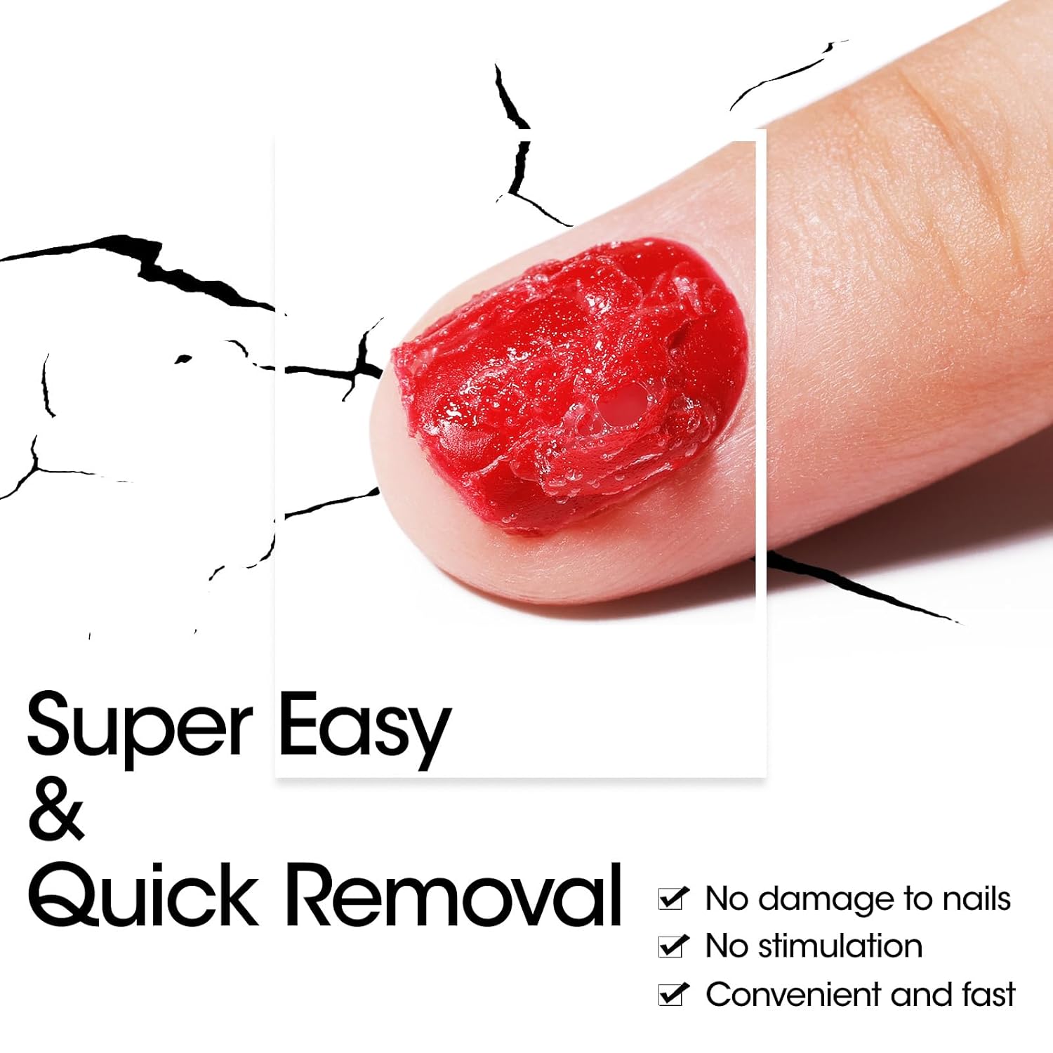 Gellen 2Pcs Quick Gel Nail Polish Remover Kit 15ml - Includes Cuticle Pusher and Oil - Image 4
