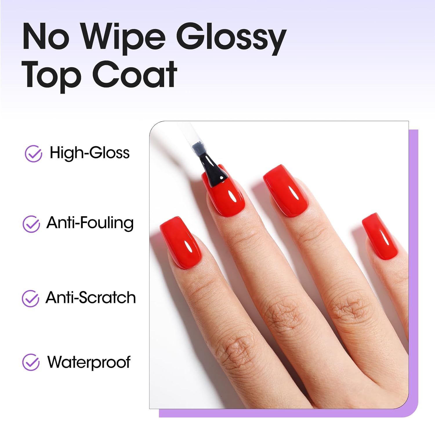 GELLEN Peel Off Gel Base Coat and Top Coat Set, No Filing Peelable Base Gel without Soaking, Clear Top Coat Nail Polish, UV LED Lamp Needed, Home DIY Nail Art Manicure Set - Image 4