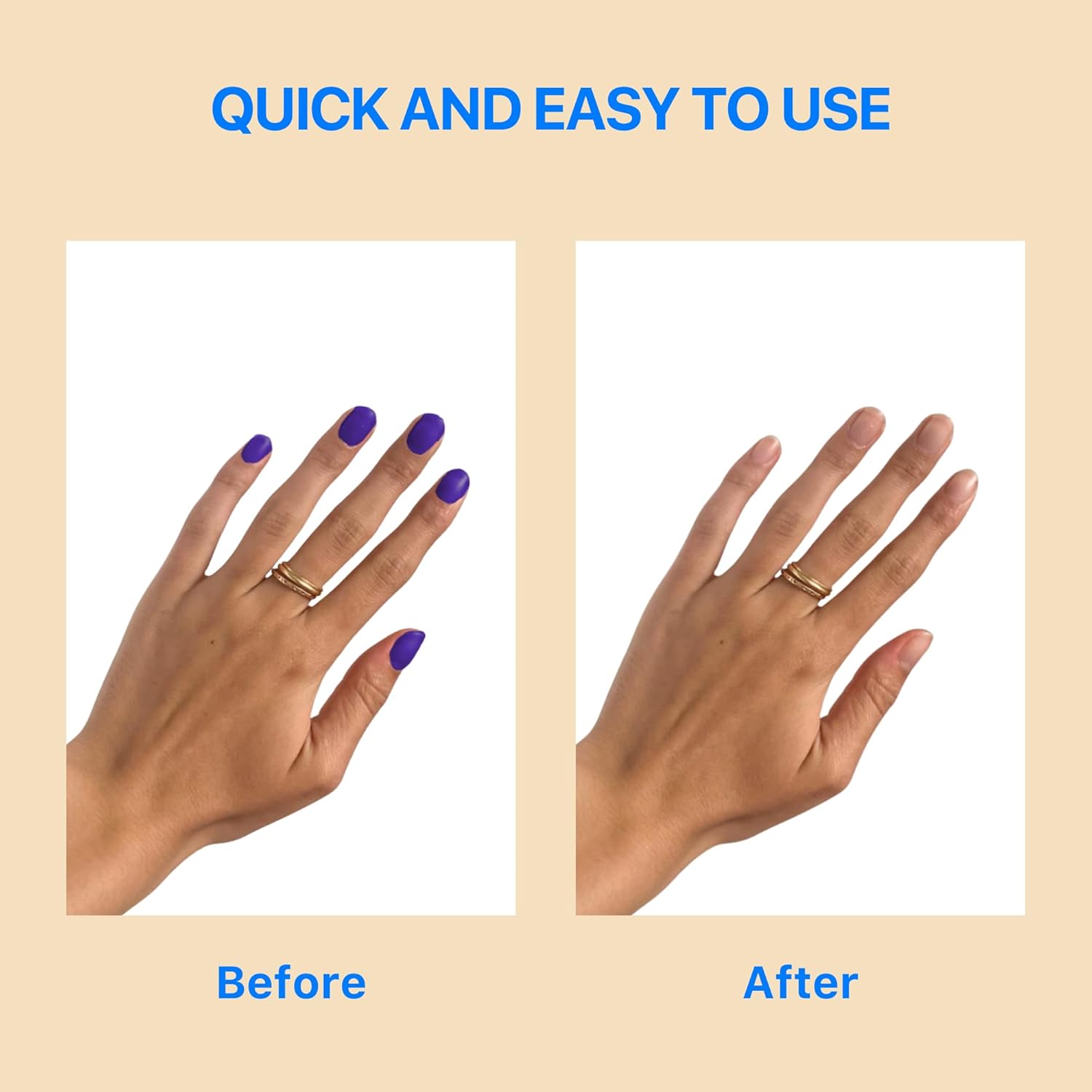 Gentle Touch Non-Acetone Nail Polish Remover | Nourishing Formula | Professional Quality | Rapid Remove | Non-Drying | 8 Fl oz - Image 5