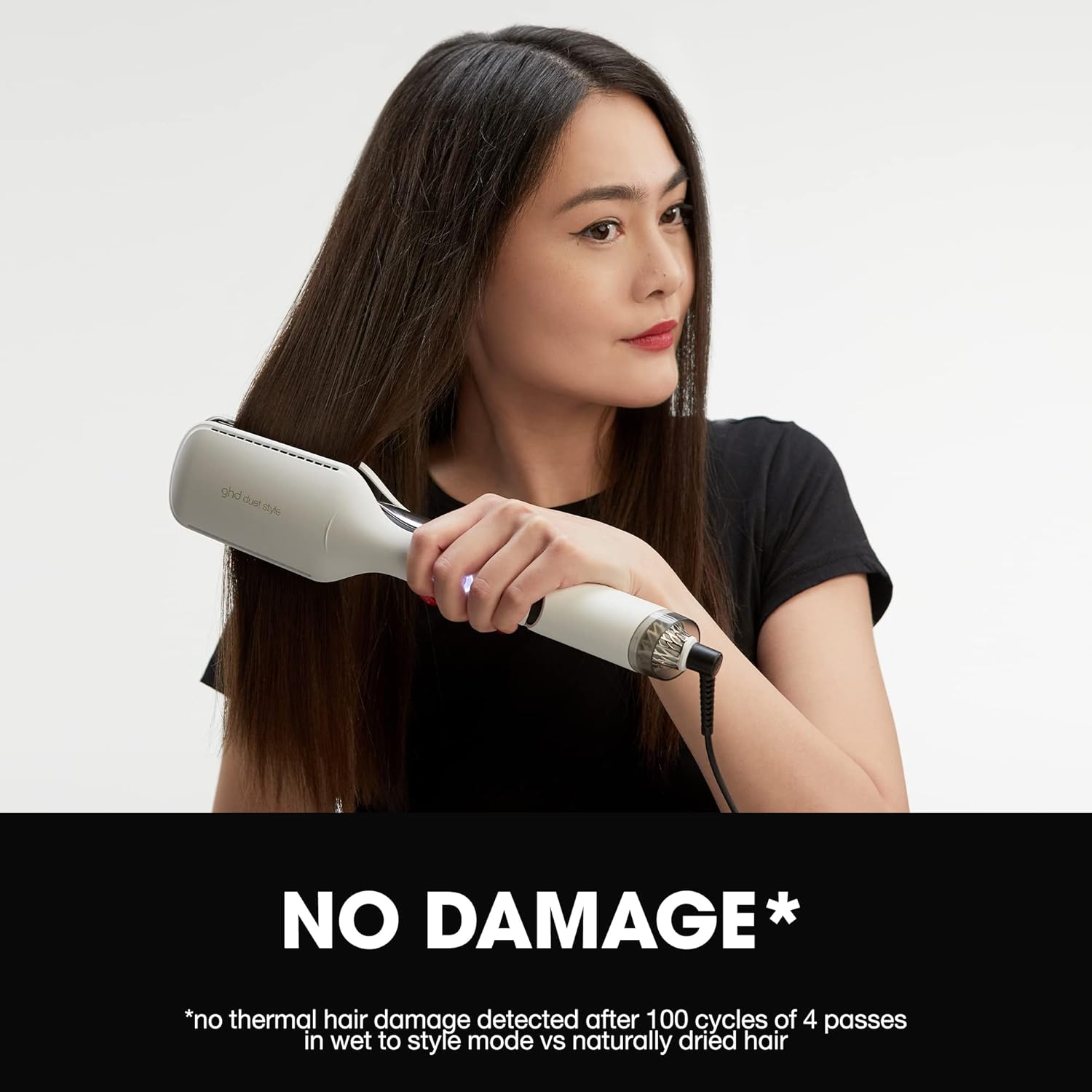 ghd Duet Style - 2-in-1 Flat Iron Hair Straightener + Hair Dryer in One Tool | Transform Hair from Wet to Styled with No Heat Damage | Blow Dry with No Fizz | 2X More Shine - Image 5