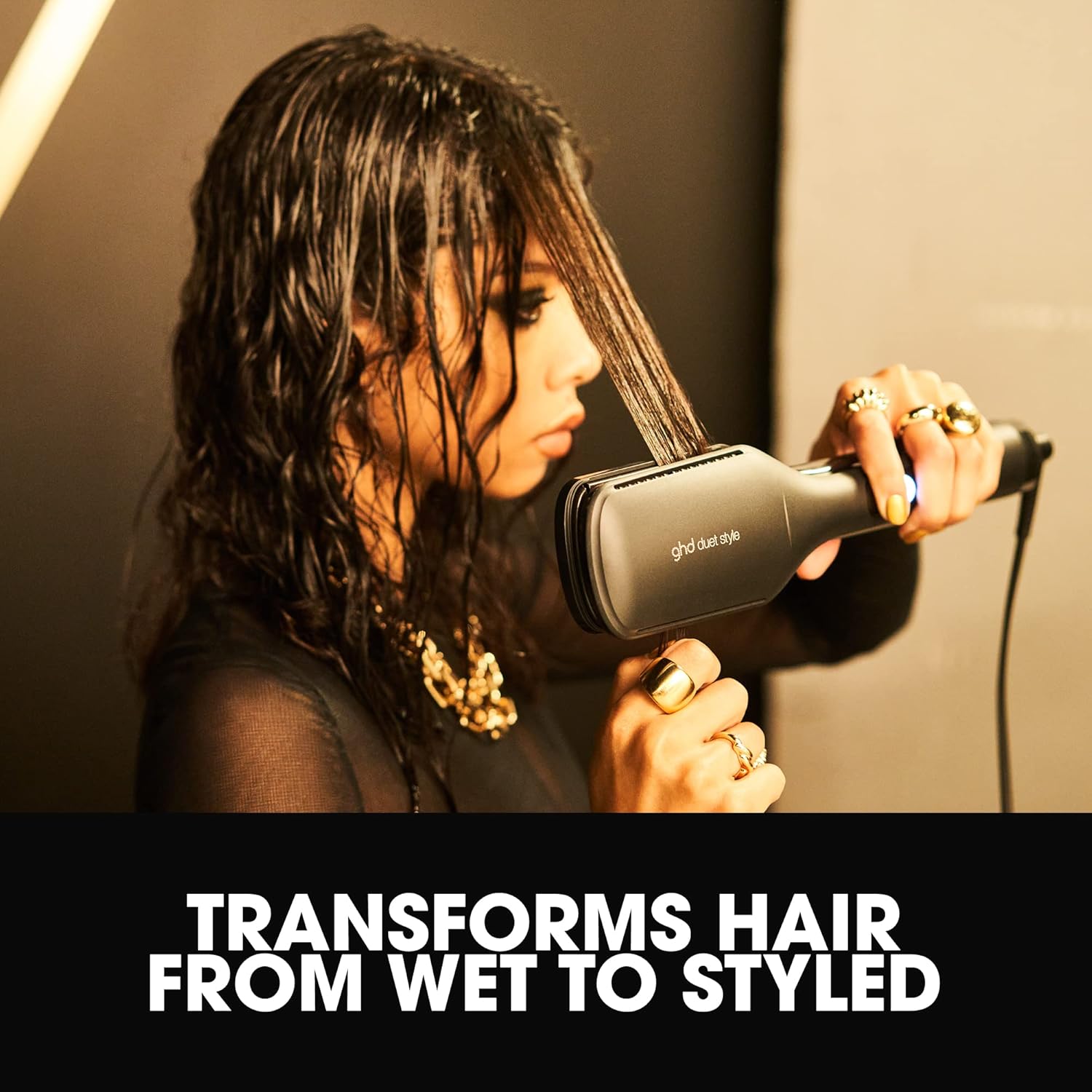 ghd Duet Style - 2-in-1 Flat Iron Hair Straightener + Hair Dryer in One Tool | Transform Hair from Wet to Styled with No Heat Damage | Blow Dry with No Fizz | 2X More Shine - Image 4