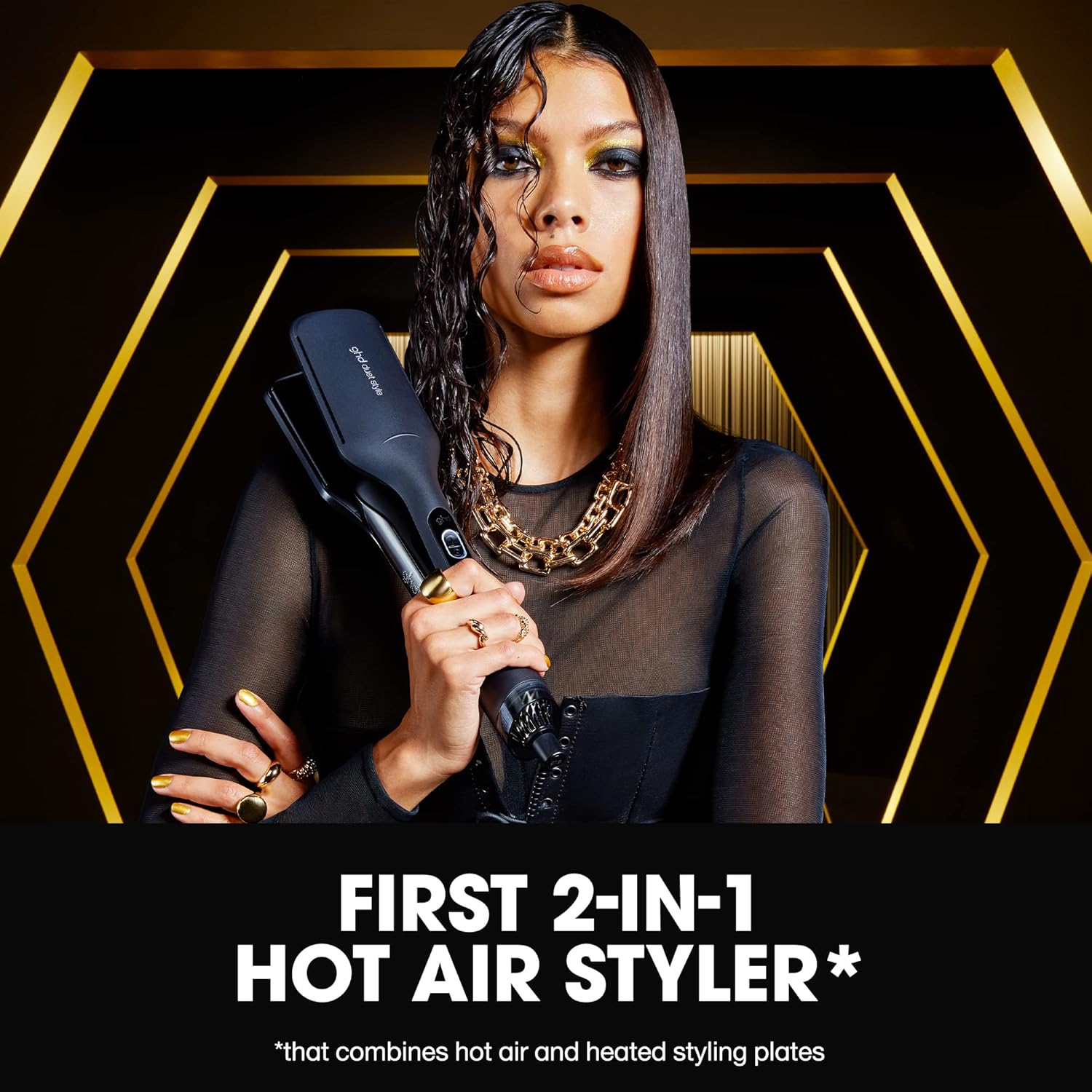 ghd Duet Style - 2-in-1 Flat Iron Hair Straightener + Hair Dryer in One Tool | Transform Hair from Wet to Styled with No Heat Damage | Blow Dry with No Fizz | 2X More Shine - Image 3