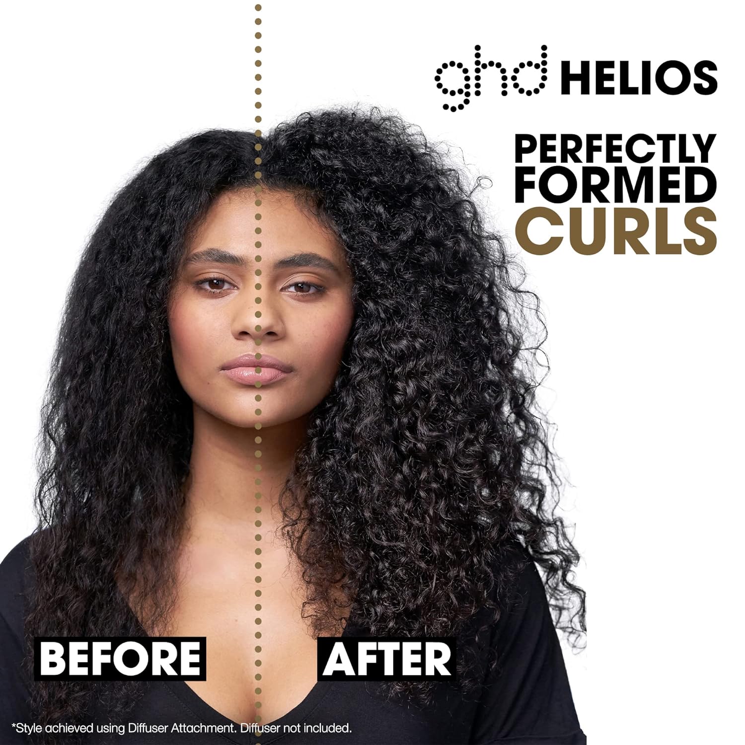 ghd Helios Essentials Trio 1875W White Hair Dryer Set with Diffuser and Size 2 Brush - Image 3