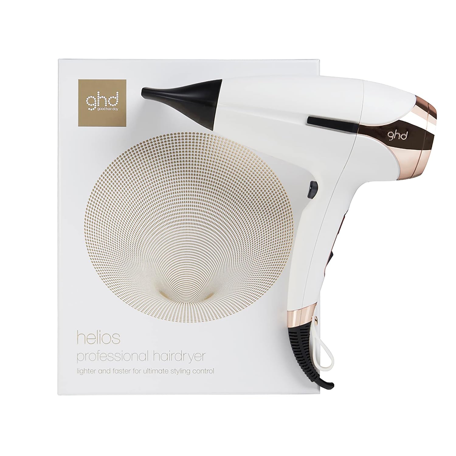 ghd Helios Essentials Trio 1875W White Hair Dryer Set with Diffuser and Size 2 Brush - Image 9