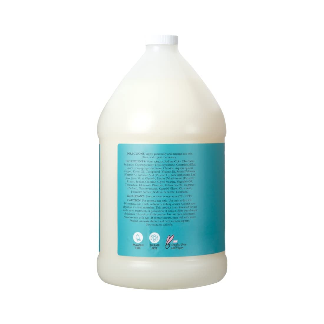 Ginger Lily Farms Salon Formula 100% Pure Morocco Argan Oil Body Wash for All Skin Types, 100% Vegan & Cruelty-Free, 1 Gallon Refill (Pack of 4) - Image 4